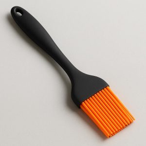 1 Flexible Silicone Basting Brush for Grilling and Baking with Heat Resistance