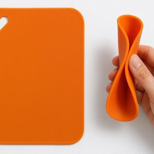 21 Flexible Silicone Small Cutting Board Foldable for Easy Storage and Travel