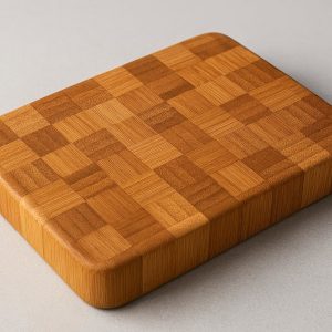 22 End Grain Bamboo Small Cutting Board Durable for Knife Friendly Prep Work