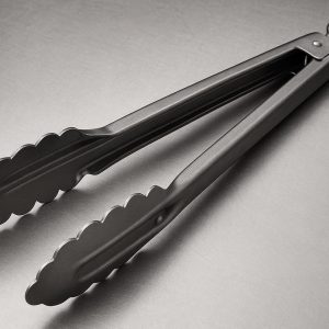 9 Heavy Duty Stainless Steel Food Tongs for Grilling and Kitchen Cooking